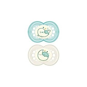 Mam 2 Succhietti Original Silicone 16M+ Neutro
