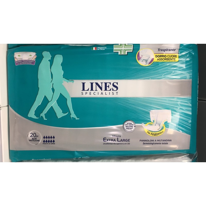 Lines Specialist Pannoloni Mutandina Super Mis.xl Pz.