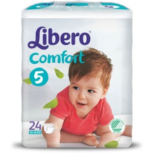 Libero 5 Comfort 10-16Kg 24Pz Pannolini