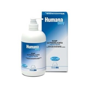 Humana Baby Sapone Liquido 250Ml Lineablu
