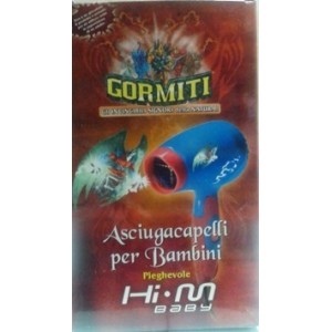 Asciugacapelli X Bambini Pieghevole Gormiti