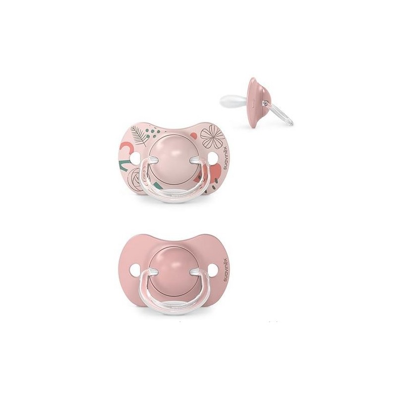 Suavinex Walkpark Succhietto Silicone 6-18M 2Pz Rosa Sxpro