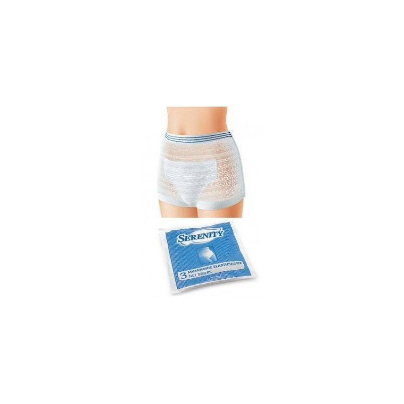 Serenity Mutande A Rete Xxl 3Pz