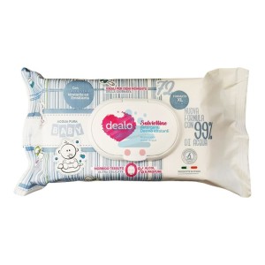 Dealo Salviette Imbevute Baby 72Pz All'acqua C/Placchetta