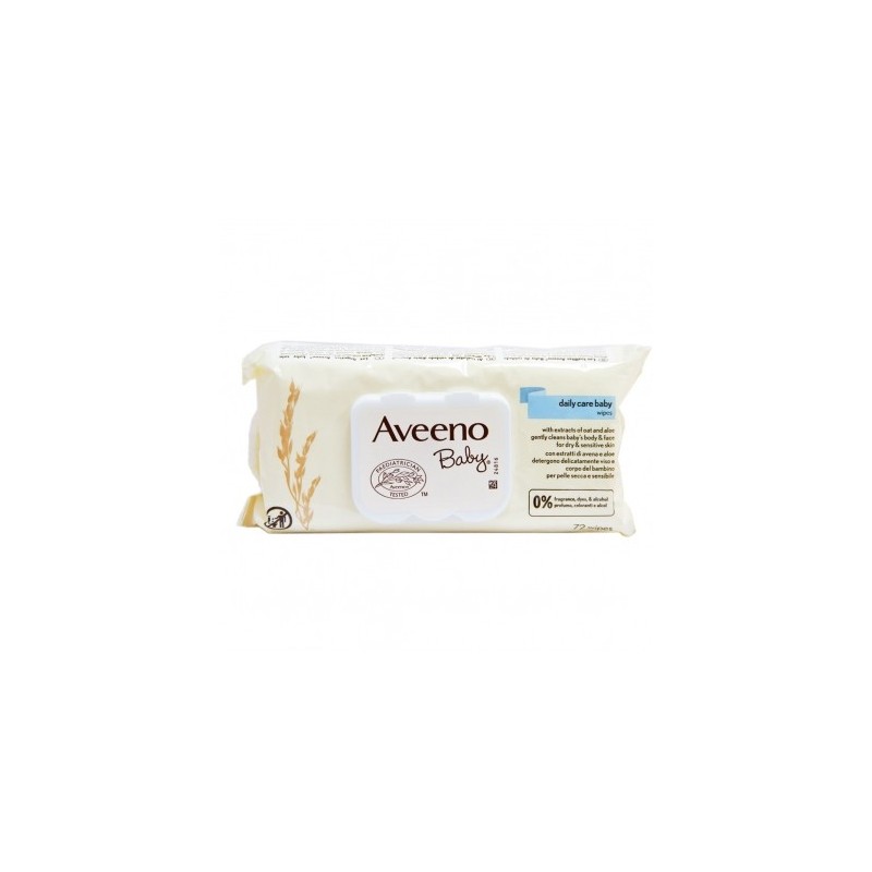 Aveeno Baby Salviette C/Placchetta 72Pz