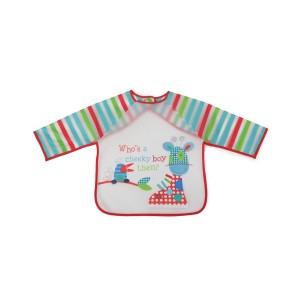 Cangaroo Bavaglino Plastica Impermeabile Con Maniche Moni