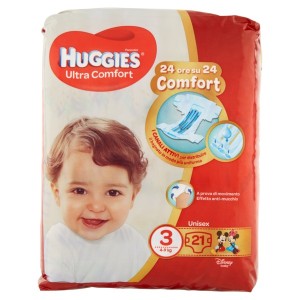 Huggies Ultra Comfort 3 Tg.4-9Kg Pz.