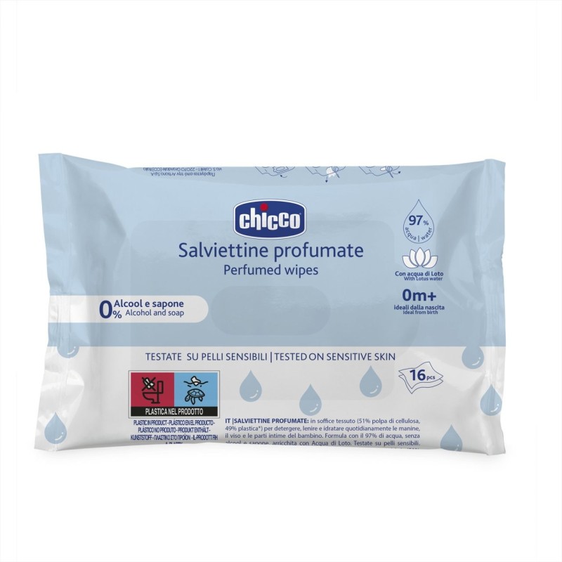 Chicco Nuove Salviette Tascabili 16Pz