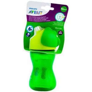 Avent Tazza C/Cannuccia Curva 12M+ 300Ml