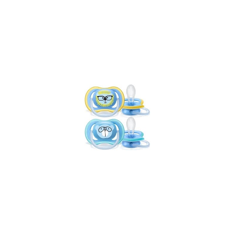 Avent Succhietto Ultra Air 18M+ Maschietto Leoncino