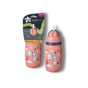 Tommee Tippee Tazza Con Cannuccia Isolata 266 Ml 12M+ Rosa