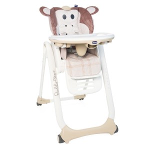 Chicco Polly2Start Monkey Sediolone Pappa 4 Ruote