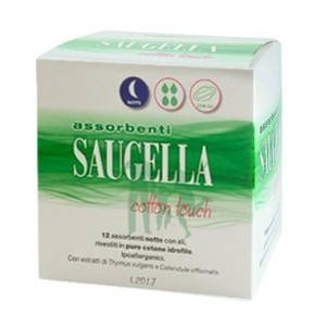Saugella Assorbenti Notte C/Ali 12Pz