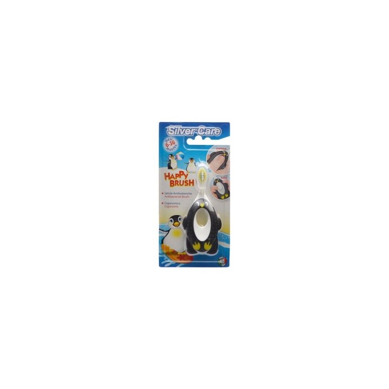 Silver Care Happy Brush Spazzolino Prima Infanzia 6-36Mesi