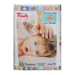 Trudi New Tg 6 Extralarge 15-30Kg 14Pz Pannolini Silc
