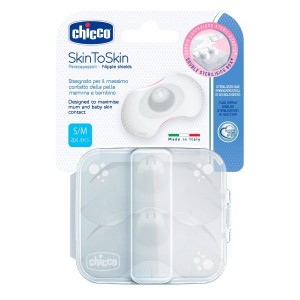 Chicco Nuovi Paracapezzoli Silicone S/M