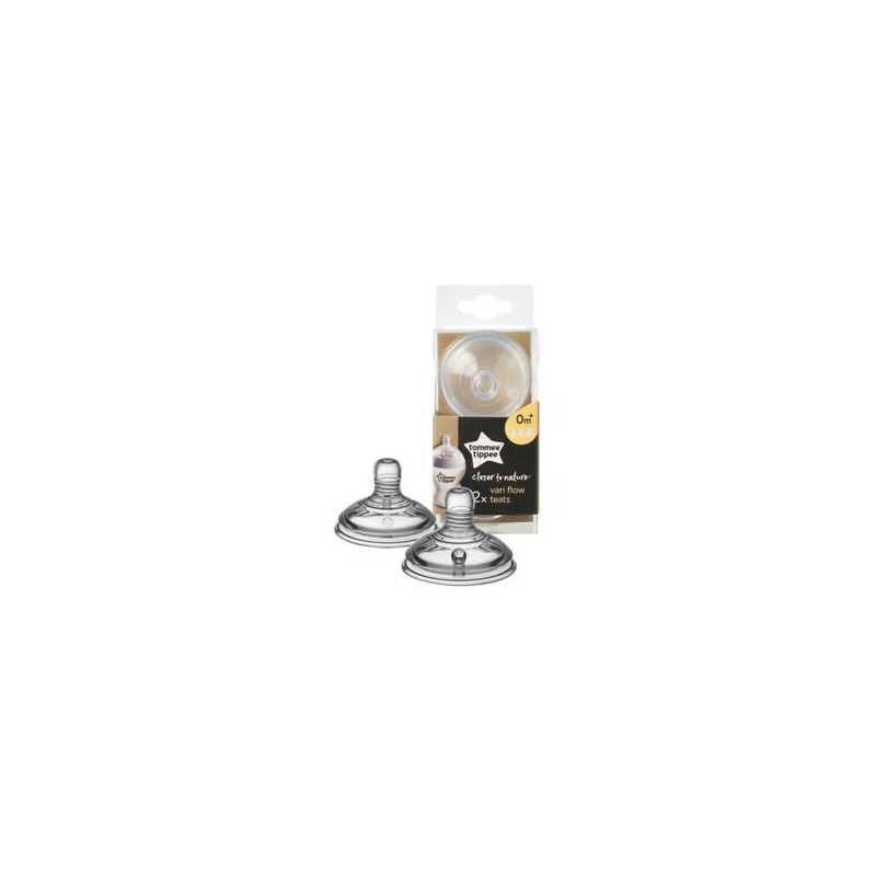 Tommee Tippee 2 Tettarelle 0M+ Flusso Variabile Closertonat