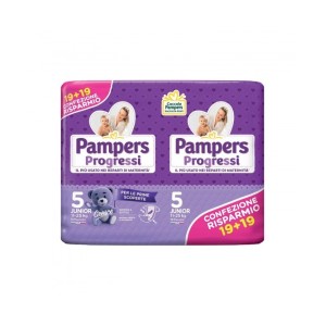 Pampers Progressi Doppio 5 Junior 11-25Kg 36Pz