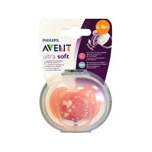 Avent Succhietto Ultra Soft 6-18 Mesi Femminuccia