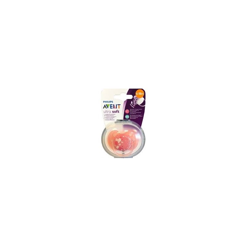 Avent Succhietto Ultra Soft 6-18 Mesi Femminuccia