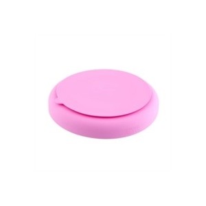 Chicco Piatto Silicone C/Ventosa Rosa