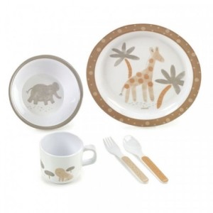 U56 Jane Set Pappa Melamina 5Pz X Microonde Wild