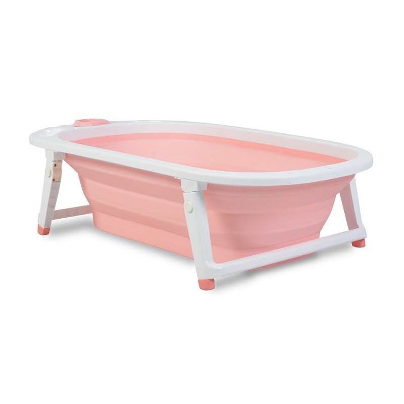 Cangaroo Vasca Da Bagno Pieghevole Rosa Caraibica 82Cm Moni