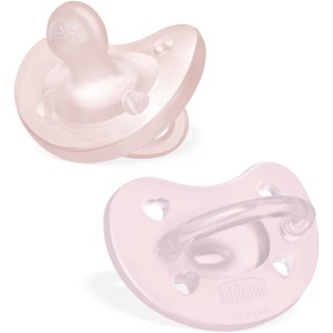 Chicco Gommotto Physio Soft Rosa 2-6M 2Pz