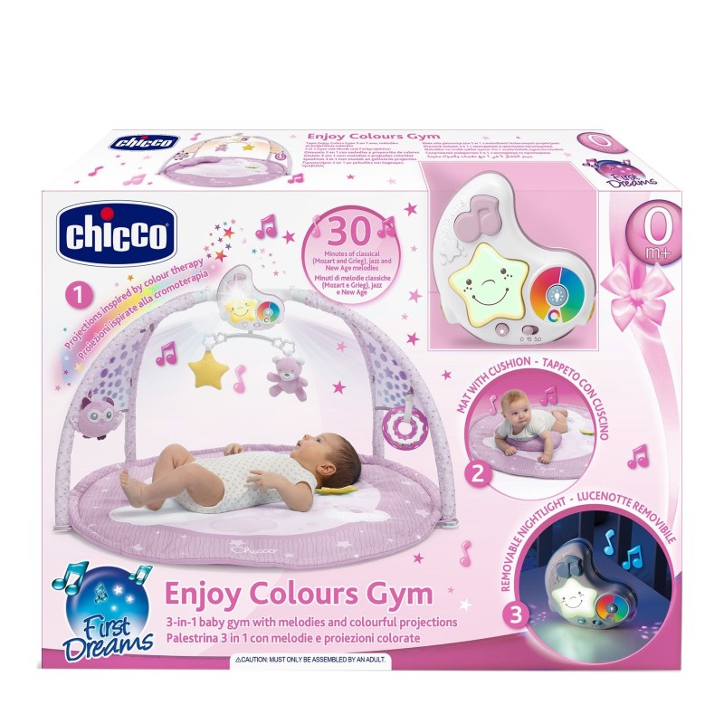 Chicco Gioco Fd Enjoy Colors Play Gym Pink