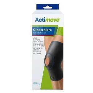 Actimove Ginocchiera L Navy Con Foro Rotuleo