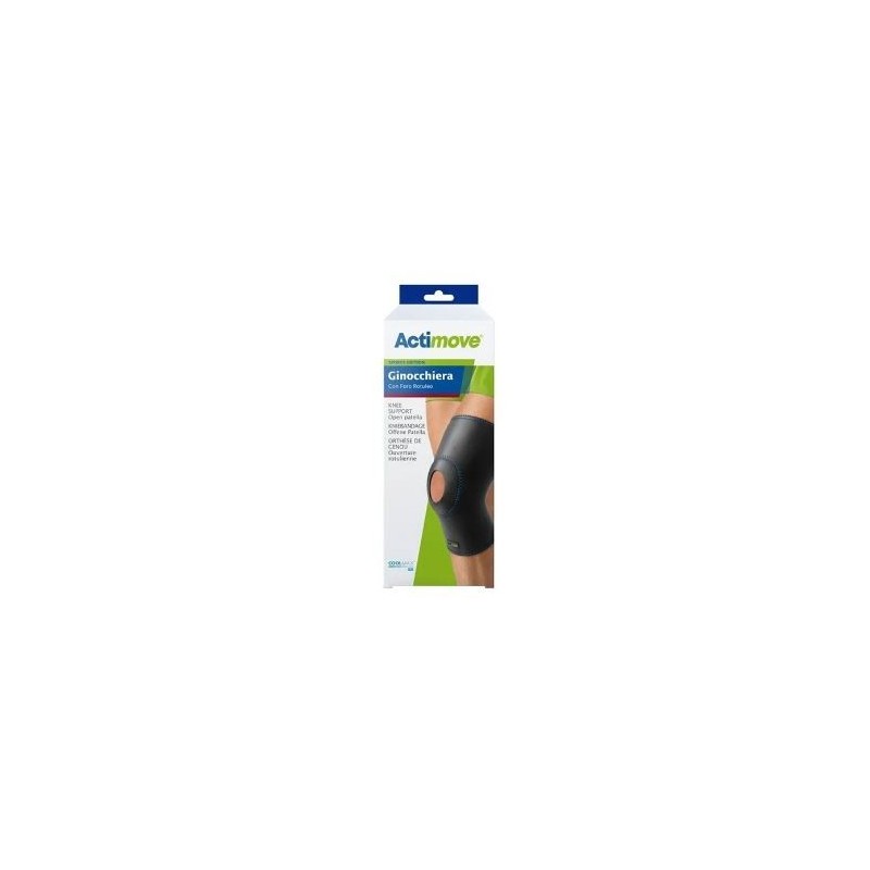 Actimove Ginocchiera L Navy Con Foro Rotuleo