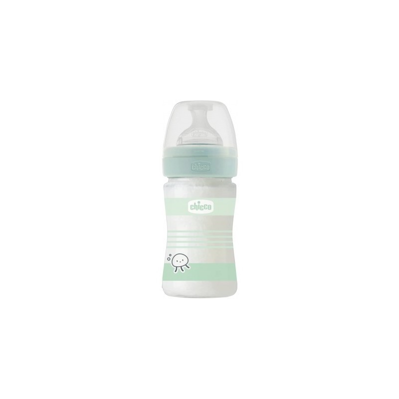 Chicco Biberon Wb Vetro Green 150Ml Silicone Fl.