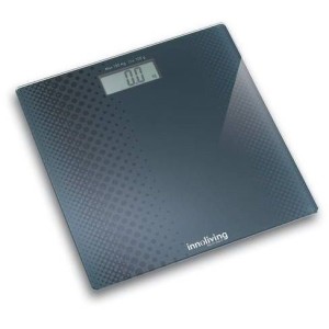 Innoliving Bilancia Digitale Pesapersona Ultraslim Nera