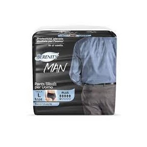 Serenity Man Pants Plus Black Tg.