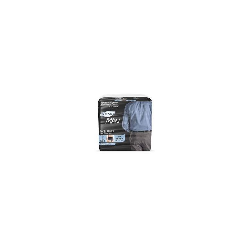 Serenity Man Pants Plus Black Tg.