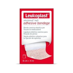 Leukoplast Elastomull Haft Benda Coesiva Elastica 8Cmx4M