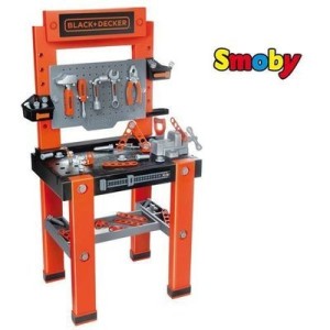 Smoby Black&Decker Tavolo Da Lavoro Bricolo