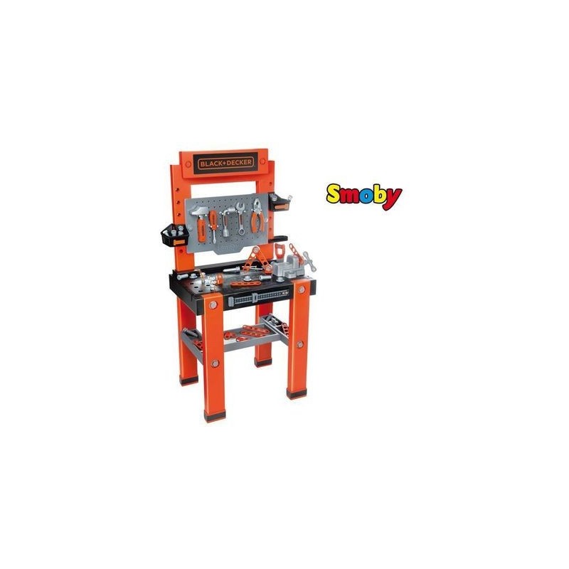Smoby Black&Decker Tavolo Da Lavoro Bricolo