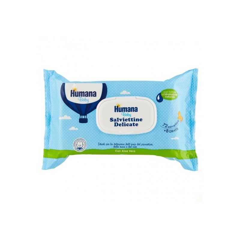 Humana Baby Salviettine Delicate 72Pz