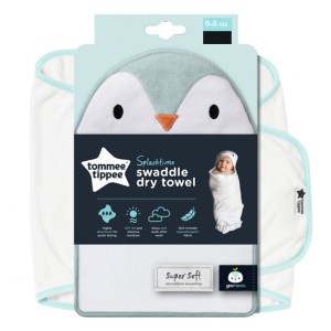 Tommee Tippee Telo Da Bagno Neonato Percy Il Pinguino Azzur