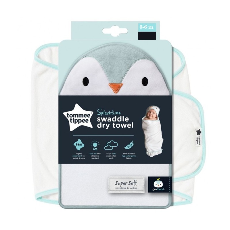 Tommee Tippee Telo Da Bagno Neonato Percy Il Pinguino Azzur