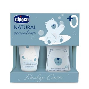 Chicco Set 1 Bagno Shampoo Crema Corpo Natural Sensation