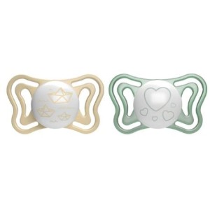 Chicco Succhietto Light Lumi 2-6M 2Pz Silicone