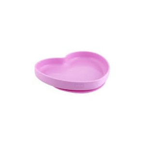 Chicco Piatto Cuore C/Ventosa Silicone Rosa