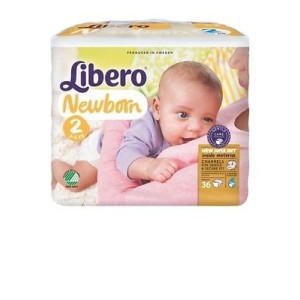 Libero 2 Newborn 3-6Kg 34Z Pannolin I