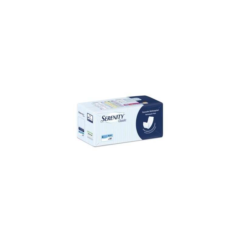 Serenity Pannolini Rettangolari S/Barriere 30Pz