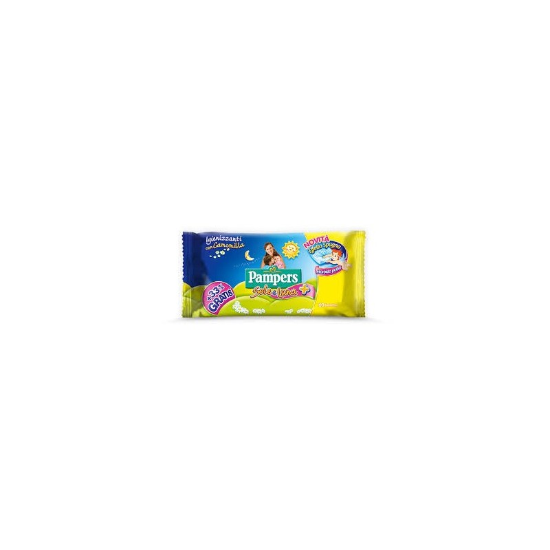 Pampers Salviettine Sole E Luna 60 Pz Igienizzanti