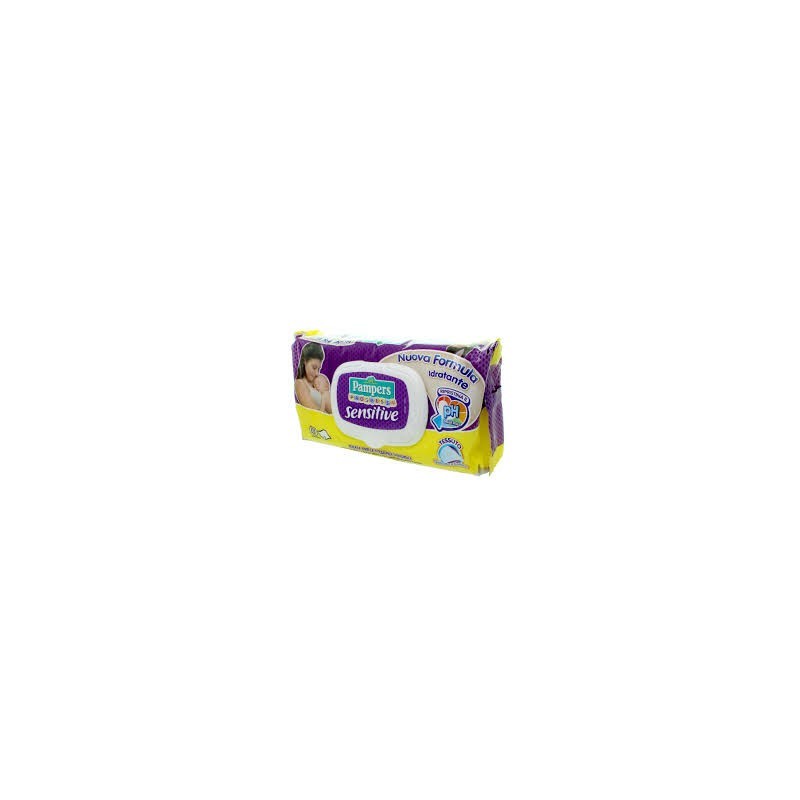 Pampers Sensitive Salviettine 63Pz C/Placchetta