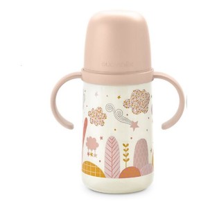 Suavinex Dreams Biberon C/Manici Antigoccia 270Ml 4M+ Rosa