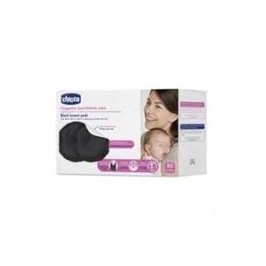 Chicco Coppette Assorbilatte Nere 60Pz